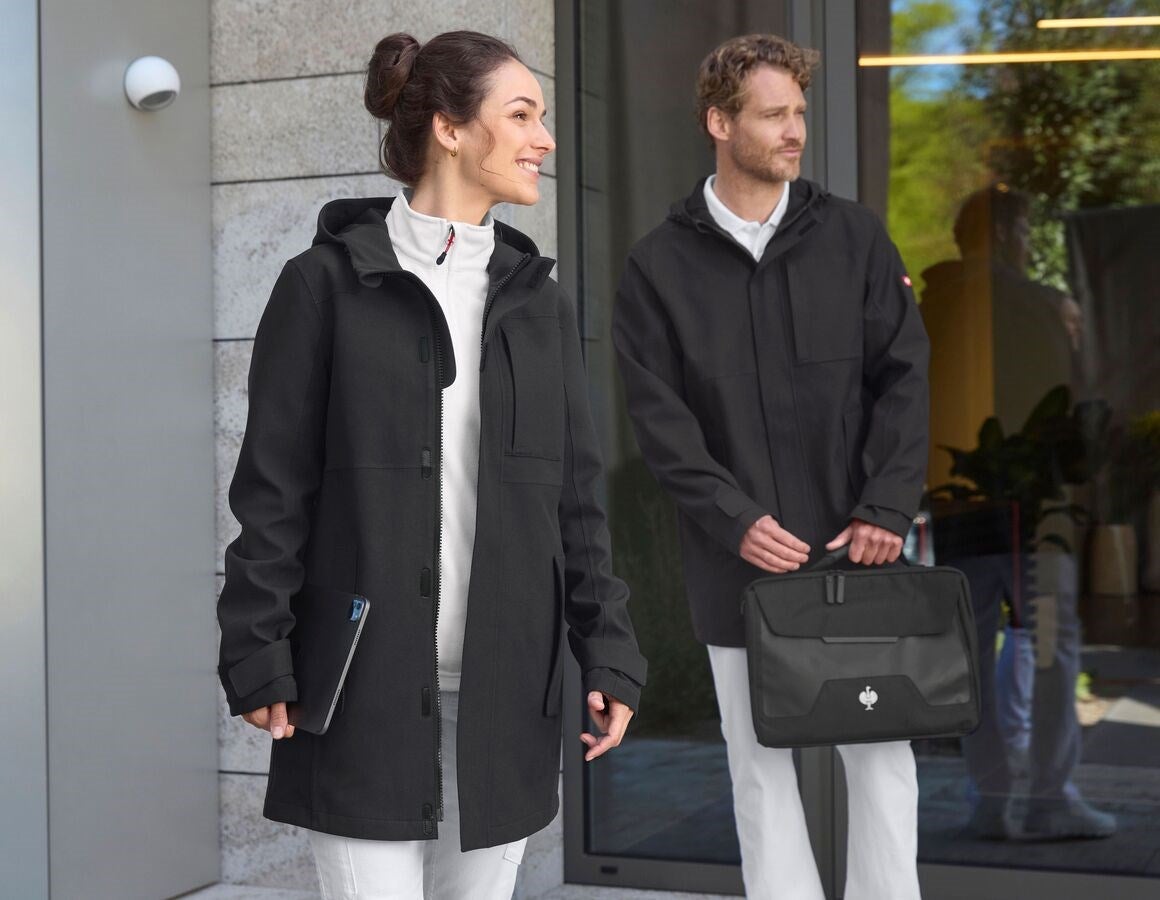 Additional image 3 Rain Parka e.s.e:pic, ladies' black