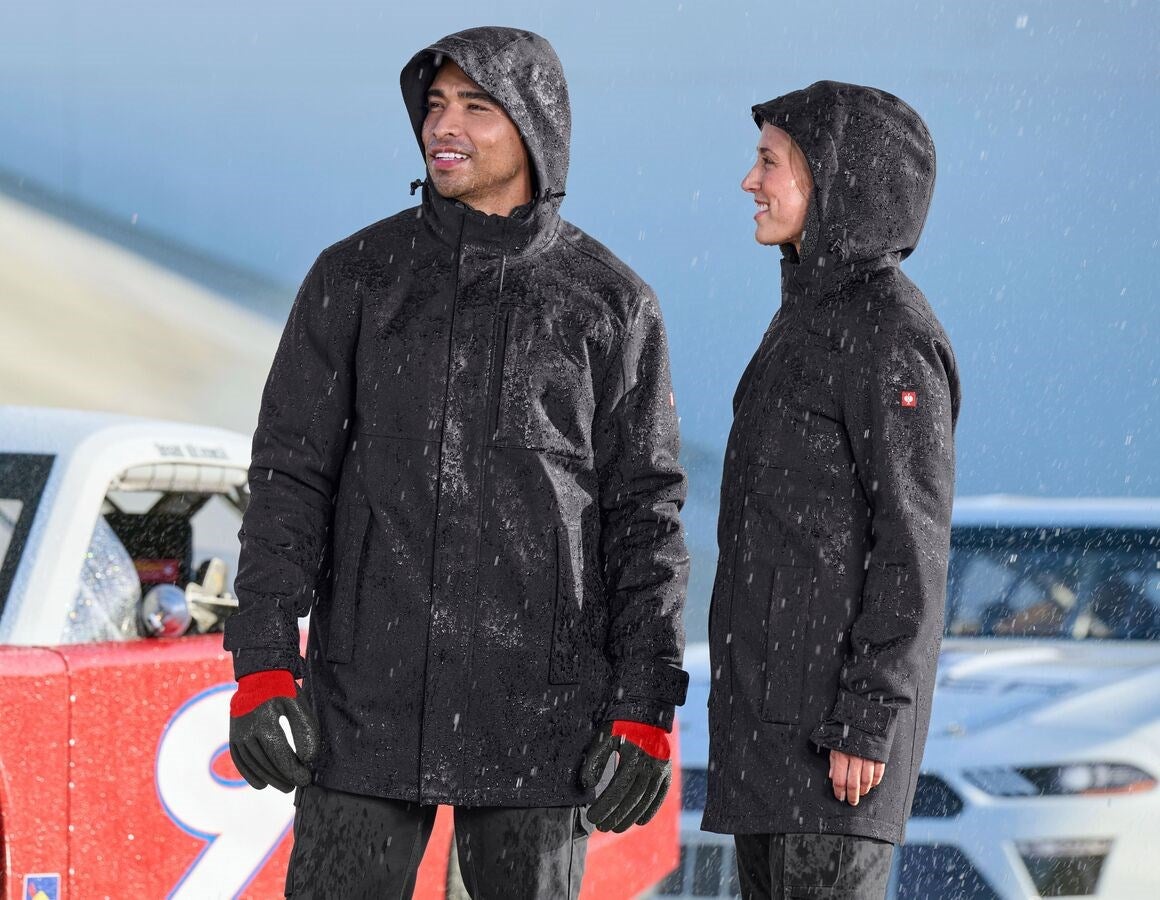 Additional image 2 Rain Parka e.s.e:pic, ladies' black