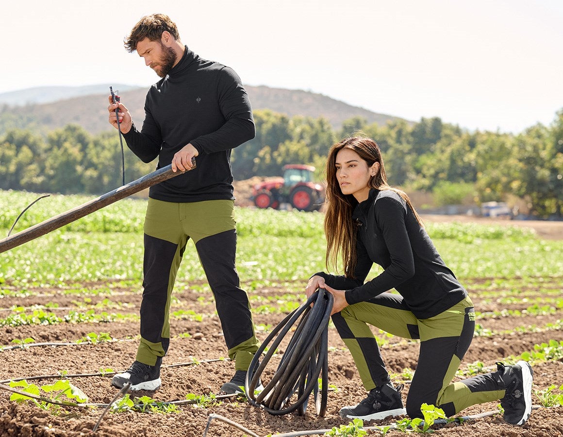 Additional image 3 Turtle neck shirt Merino e.s.trail black