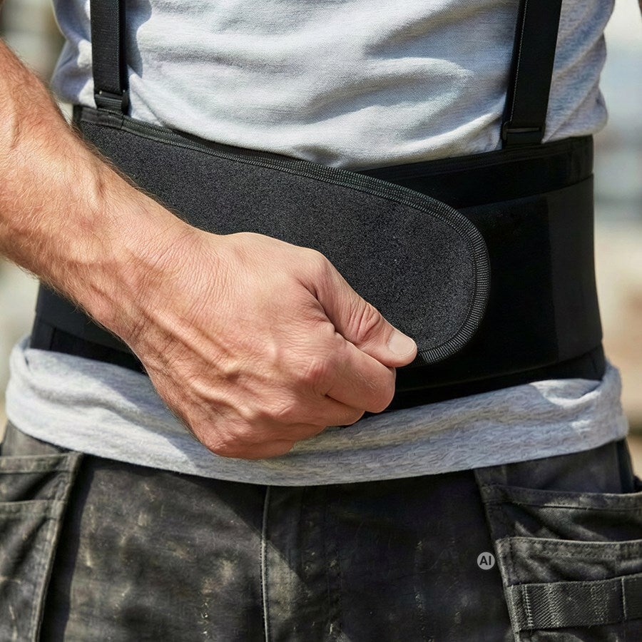 Detailed image Back Support Belt Athlet black