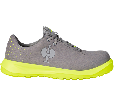 Primary image S1P Safety shoes e.s. Banco low pearlgrey/high-vis yellow