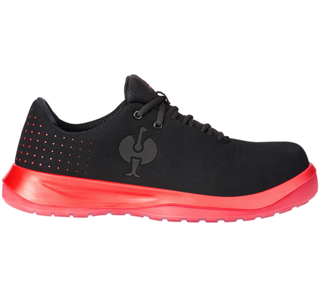 Primary image S1P Safety shoes e.s. Banco low black/solarred