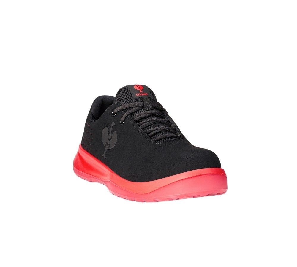 Secondary image S1P Safety shoes e.s. Banco low black/solarred