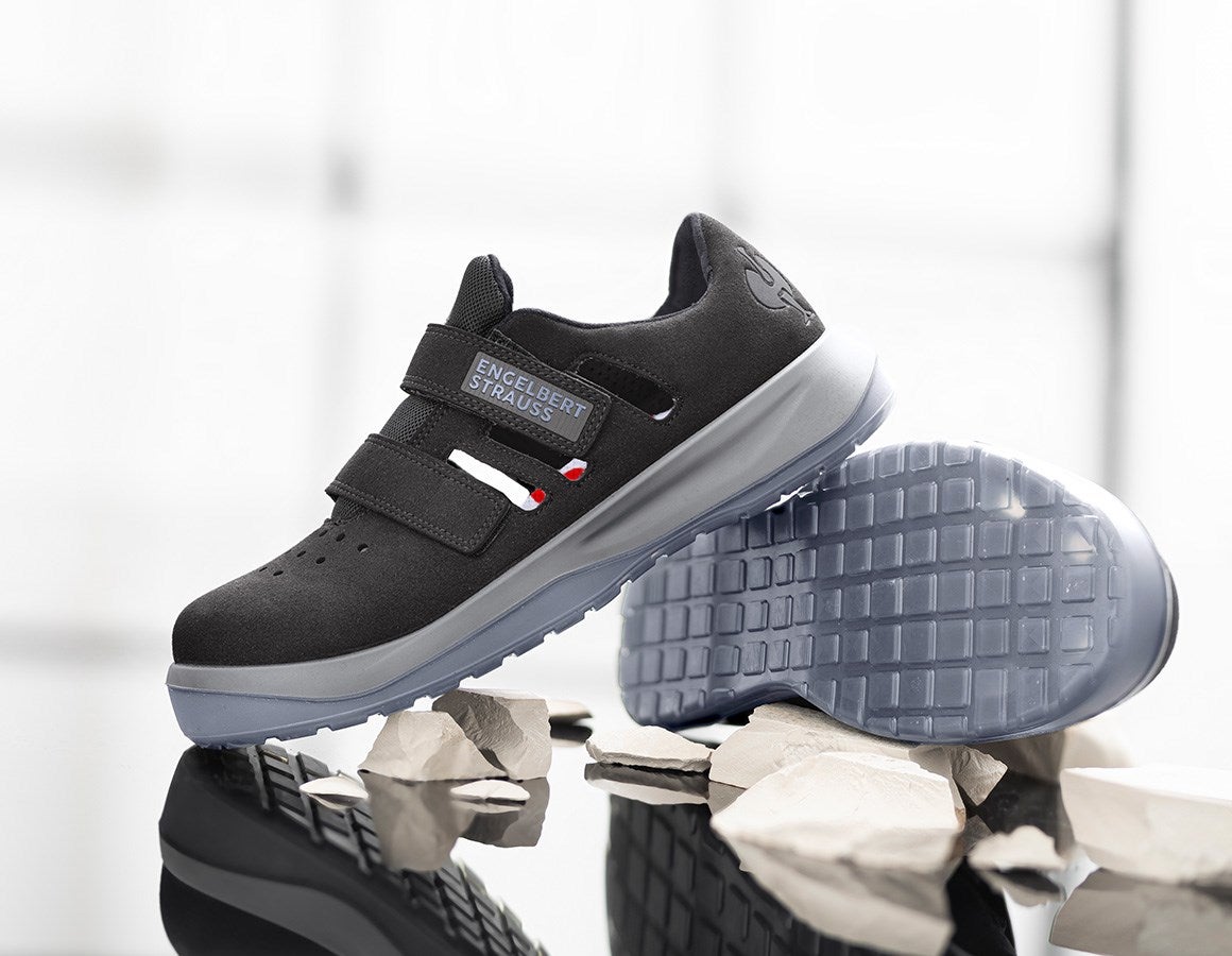 Main action image S1P Safety sandals e.s. Banco black/anthracite