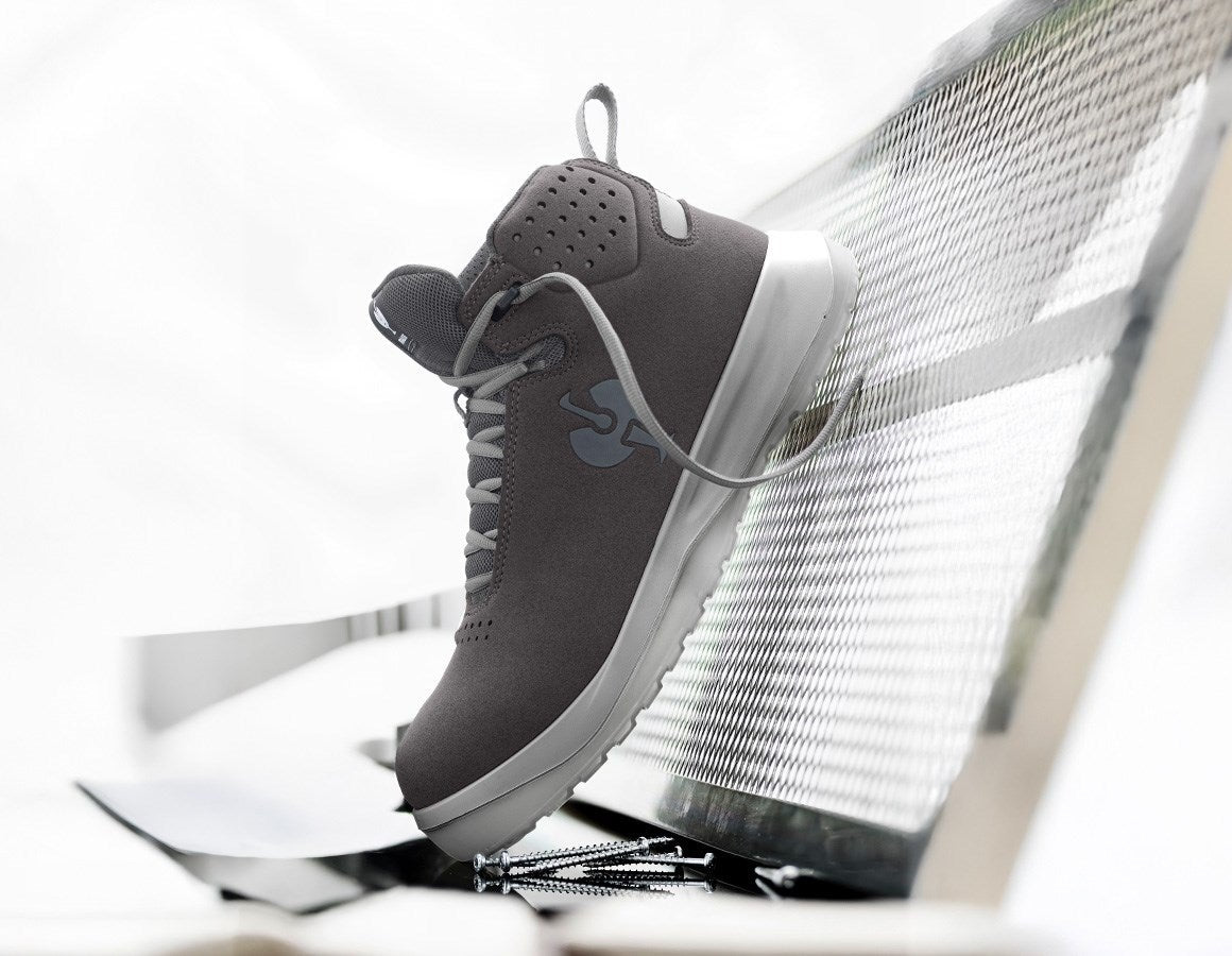 Main action image S1P Safety shoes e.s. Banco mid anthracite/pearlgrey