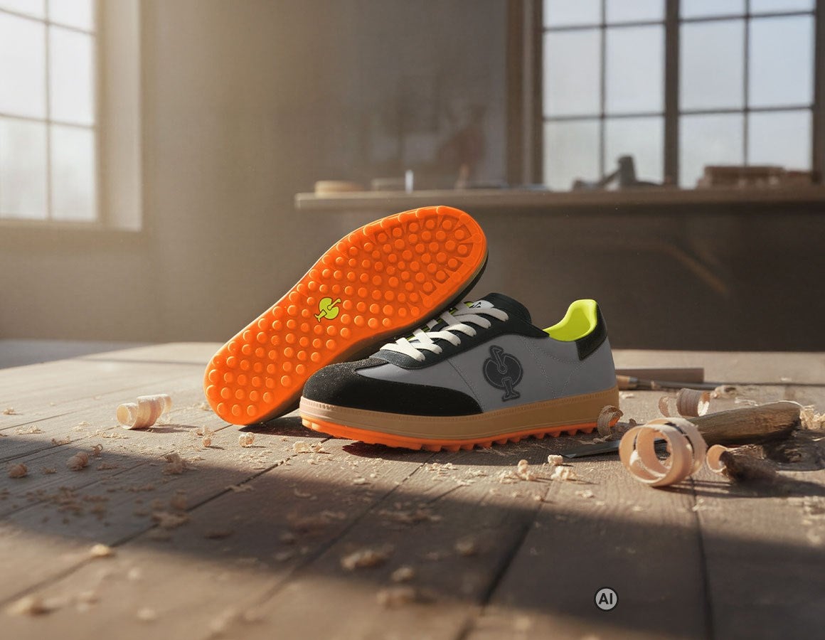 Main action image S1P Safety shoes e.s. Dothan low cement/black - AI generated / modified