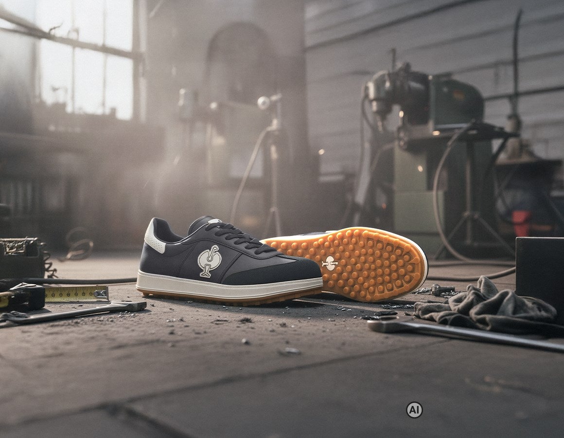 Main action image S1P Safety shoes e.s. Dothan low graphite - AI generated / modified