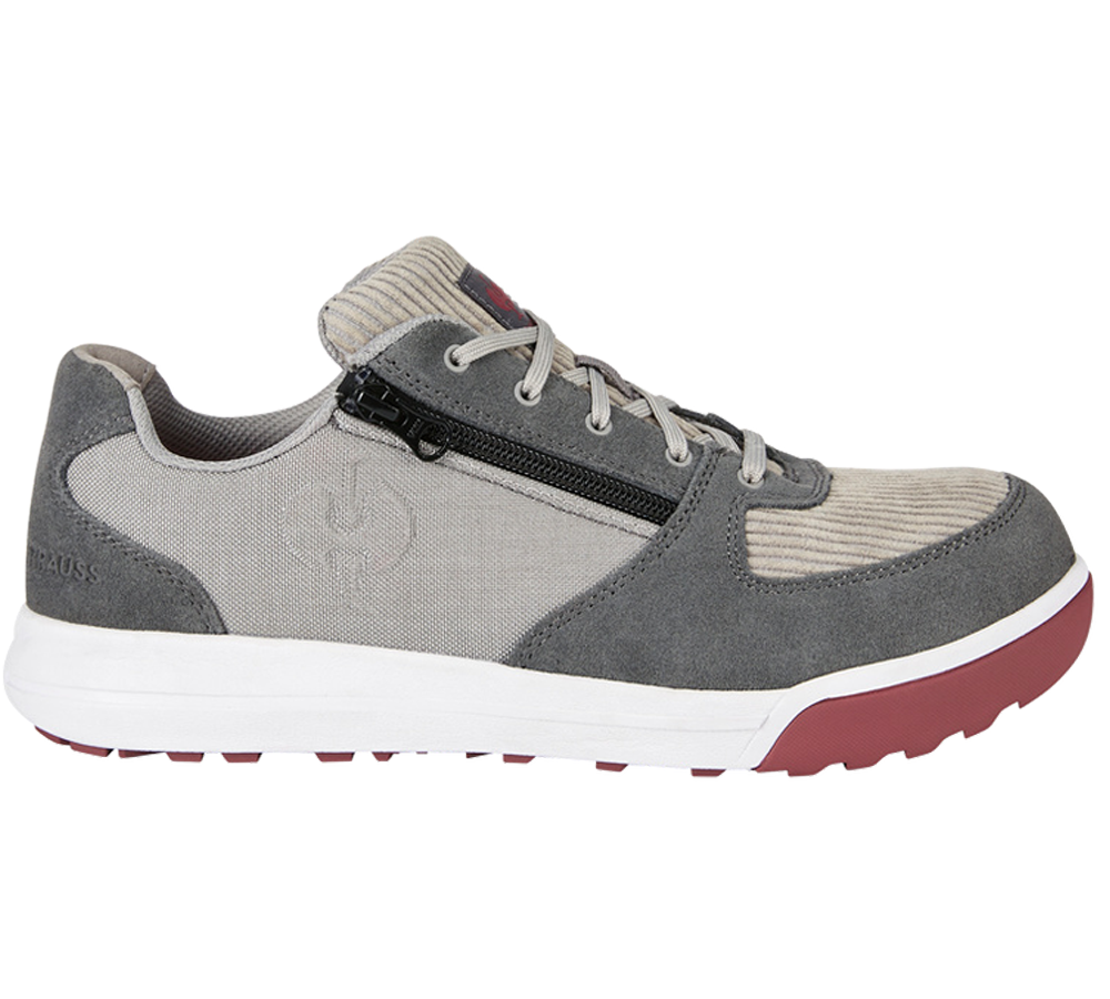 Primary image S1 Safety shoes e.s. Janus II low dovegrey/cement/velvetred