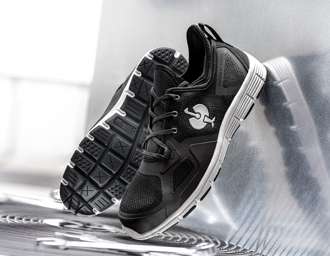 Main action image S1 Safety shoes e.s. Manda low black/silver