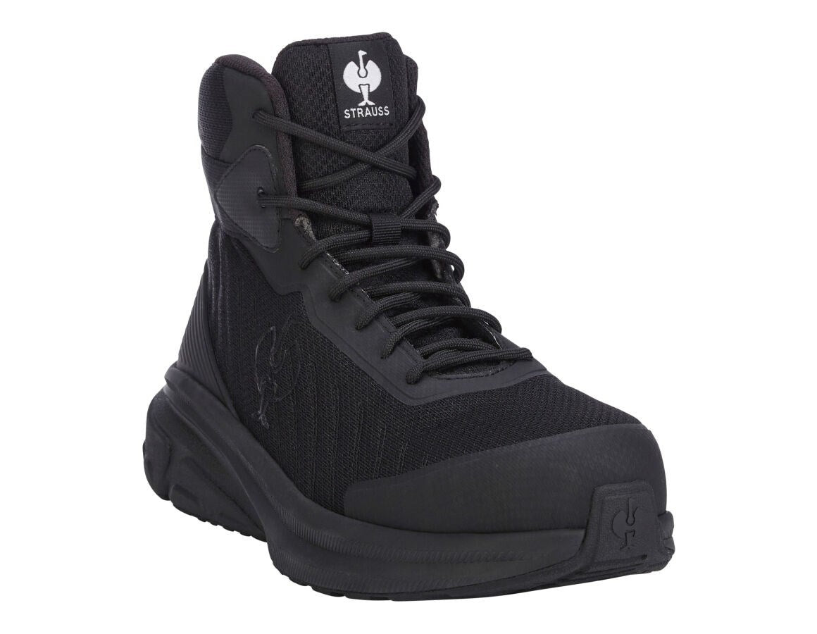 Secondary image S1 Safety boots Strauss.1003 mid black