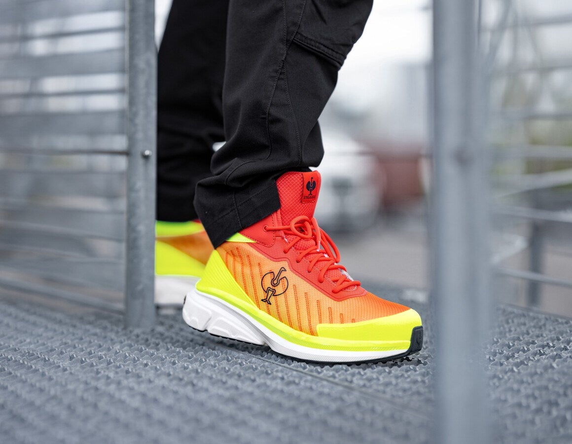 Additional image 2 S1 Safety boots Strauss.1003 mid high-vis yellow/solarred