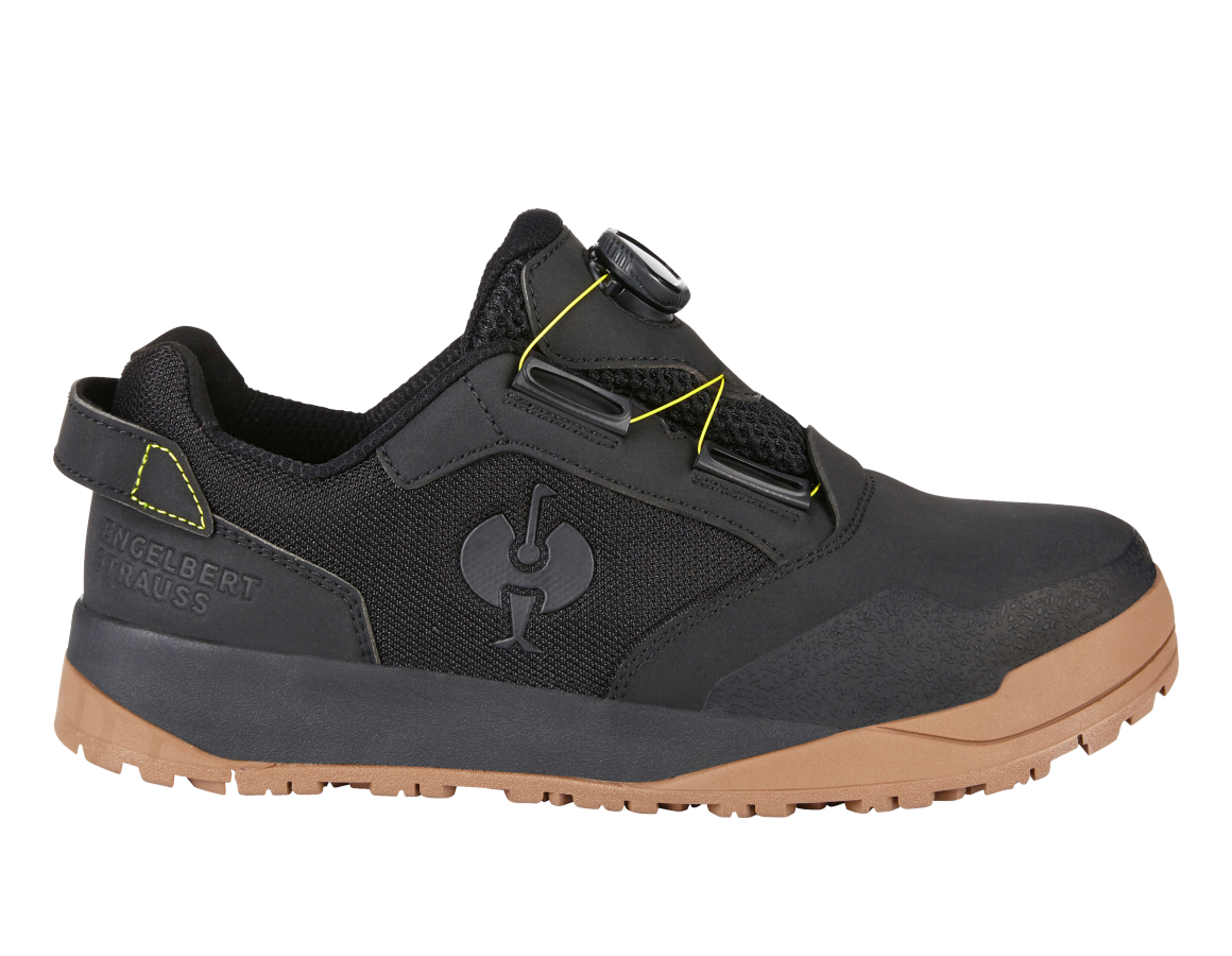 Primary image S1 Safety shoes e.s. Nakuru low black/acid yellow