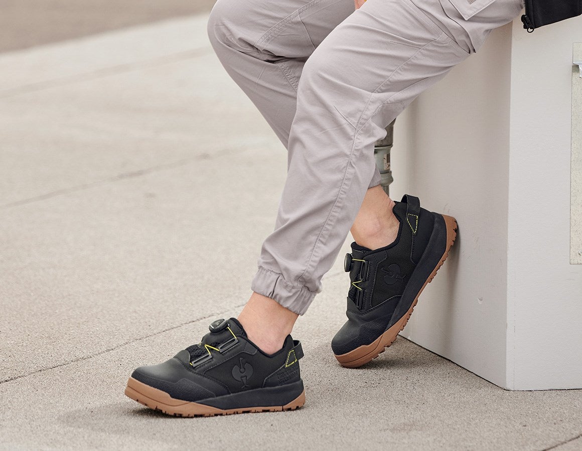 Additional image 1 S1 Safety shoes e.s. Nakuru low black/acid yellow
