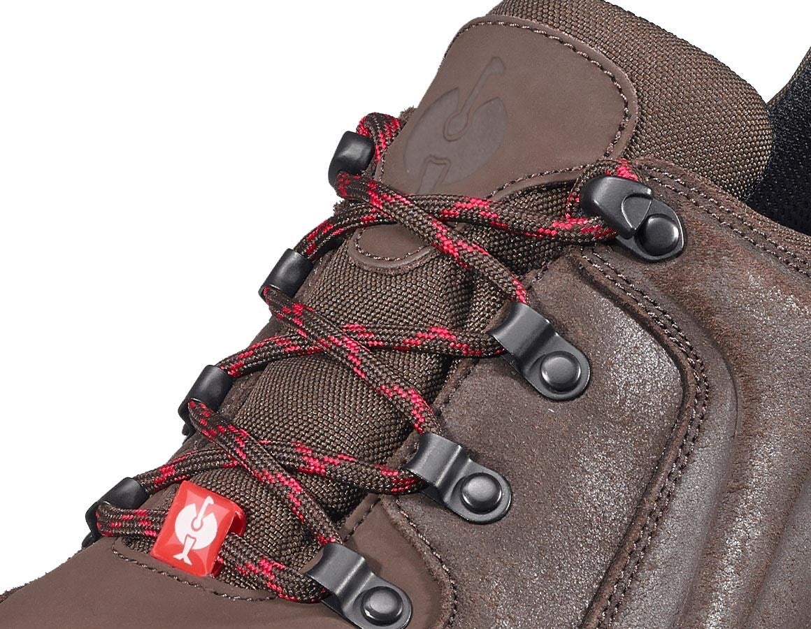 Detailed image S3S Safety shoes e.s. Siom-x12 low chestnut