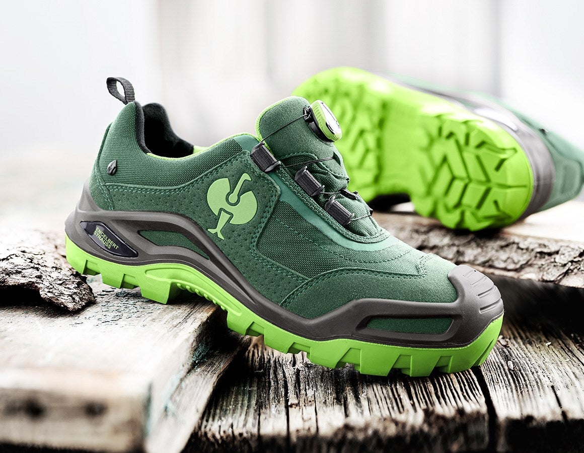 Main action image S3 Safety shoes e.s. Kastra II low green/seagreen