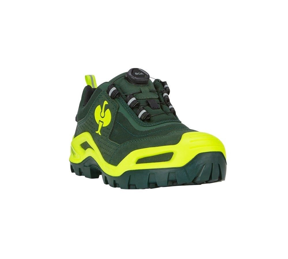 Secondary image S3 Safety shoes e.s. Kastra II low green/high-vis yellow