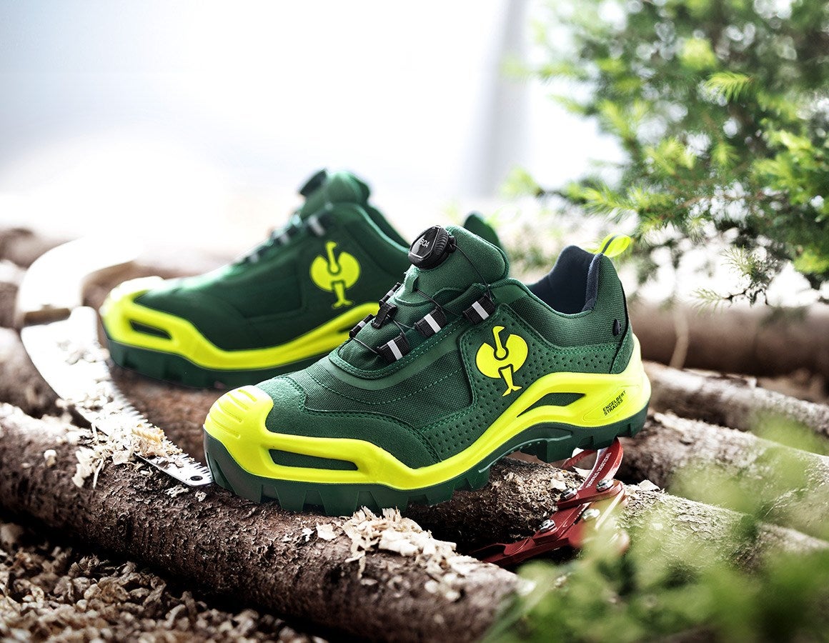 Additional image 1 S3 Safety shoes e.s. Kastra II low green/high-vis yellow