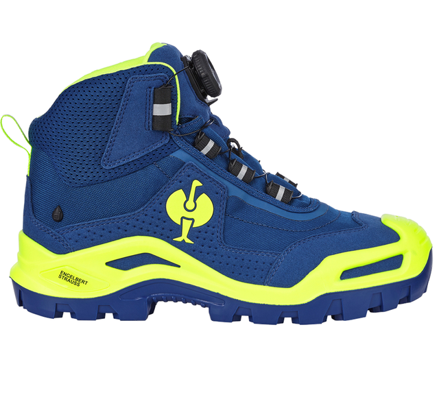 Primary image S3 Safety boots e.s. Kastra II mid royalblue/high-vis yellow