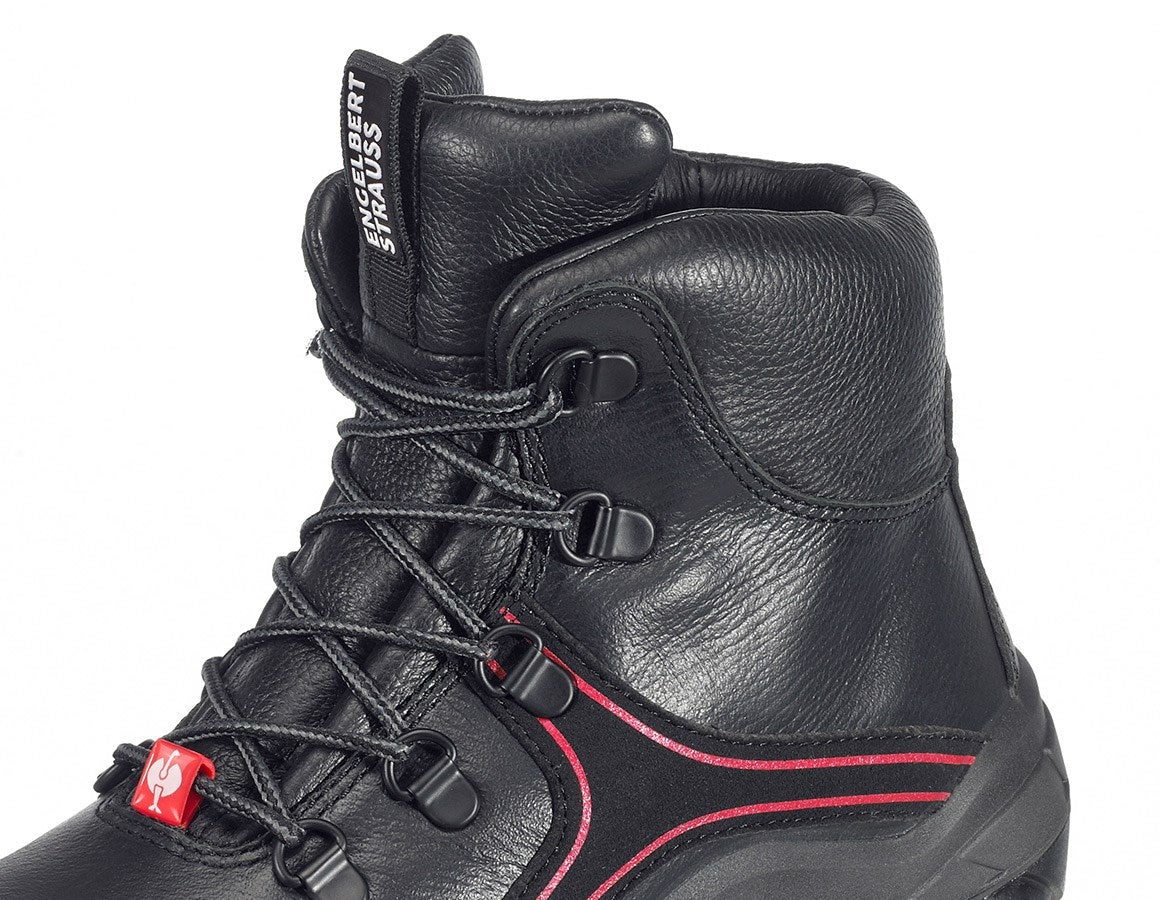 Detailed image S3 Safety boots e.s. Matar black/red