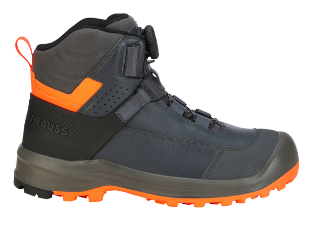 Primary image S3 Safety boots e.s. Sawato mid anthracite/high-vis orange
