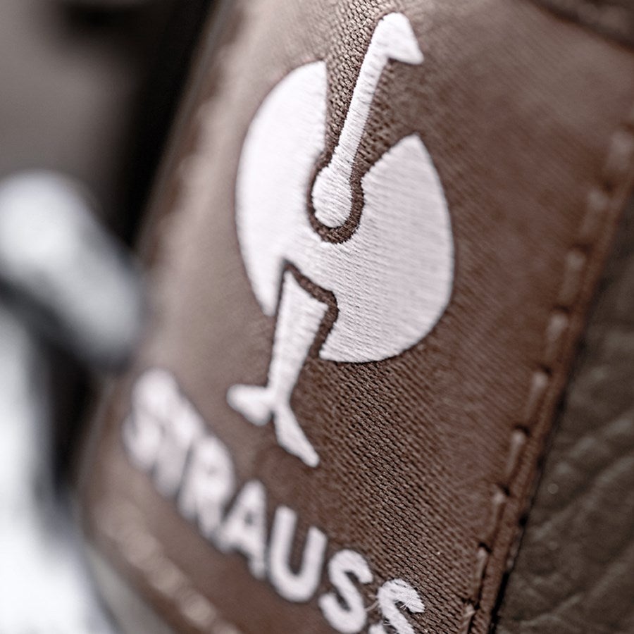 Detailed image S3 Safety boots e.s. Spes II mid chestnut