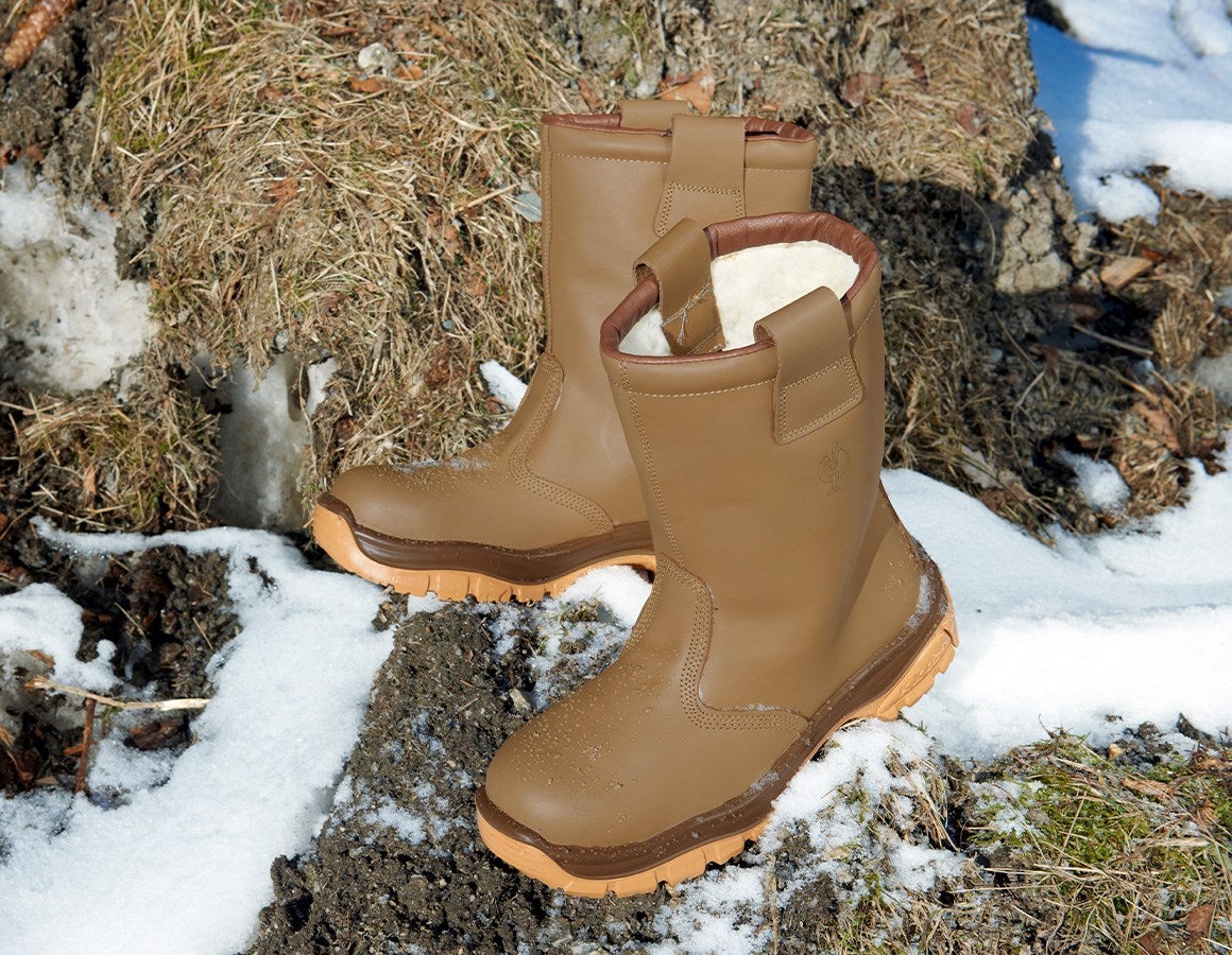 Main action image S3 Winter safety boots brown