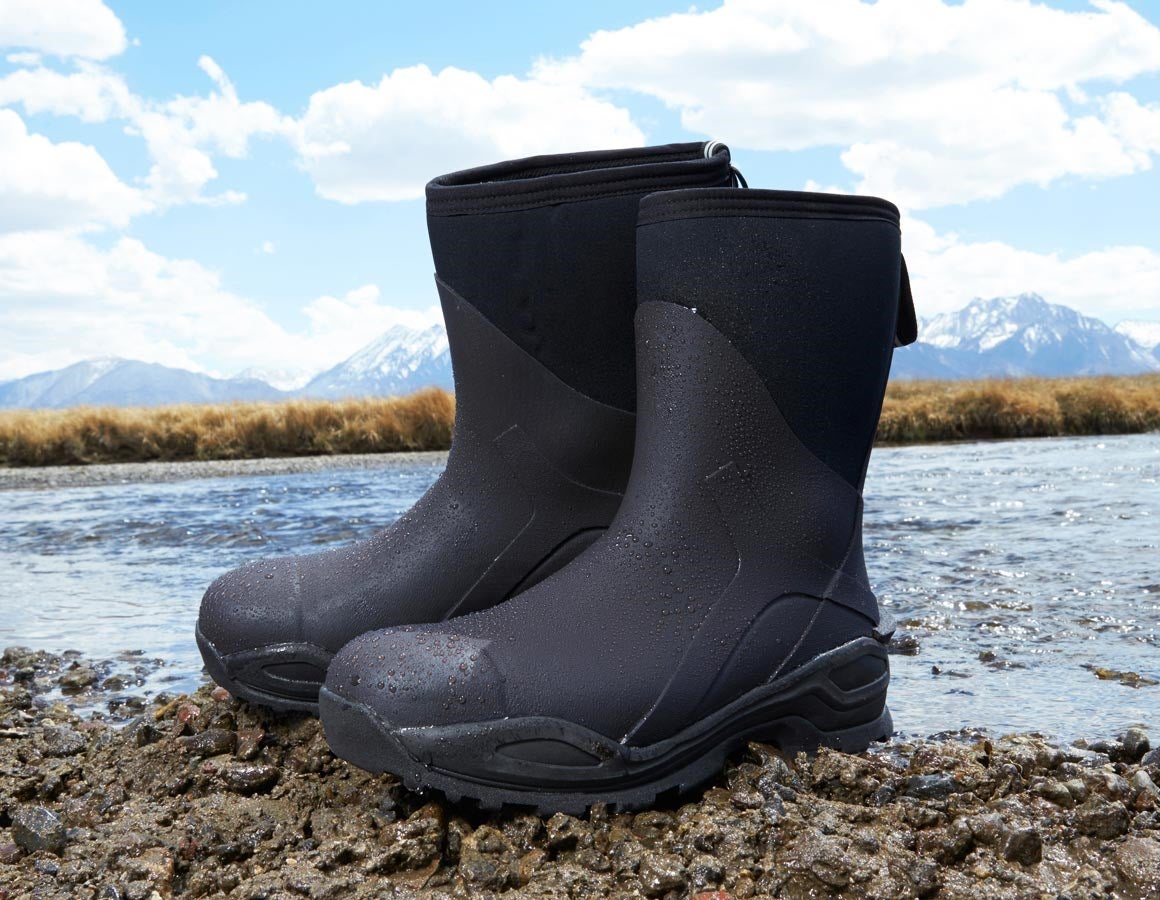 Main action image S5 Neoprene safety boots e.s. Kore high graphite/black
