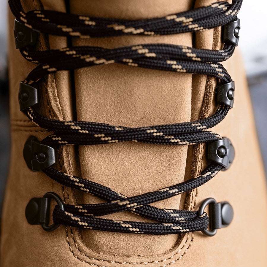 Detailed image S7L Safety boots e.s. Alrakis II mid almondbrown/black