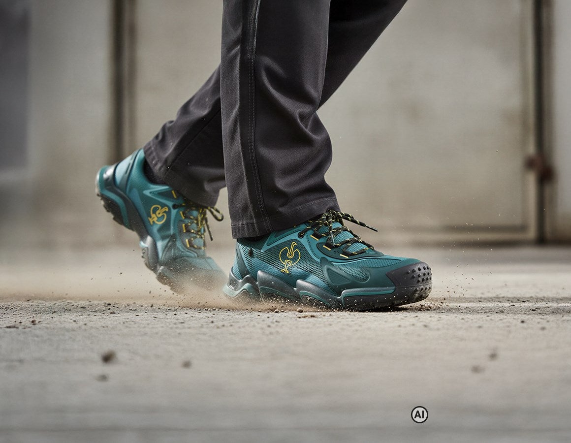 Additional image 2 S7S Safety shoes e.s. Peoria low emeraldgreen/black - AI generated / modified
