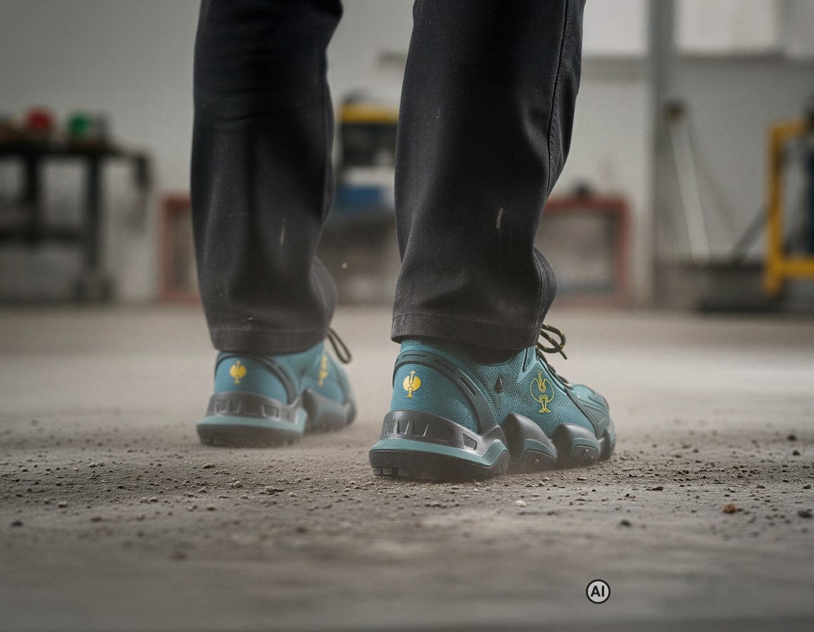 Additional image 3 S7S Safety shoes e.s. Peoria low emeraldgreen/black - AI generated / modified