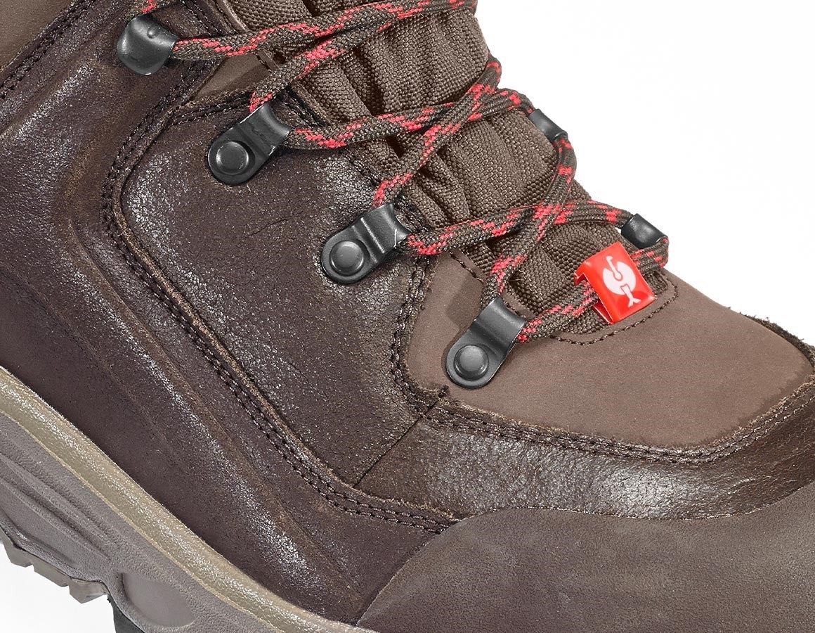 Detailed image S7S Safety boots e.s. Siom-x12 mid chestnut/hazelnut