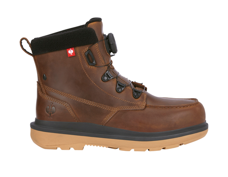Primary image S7S Safety boots e.s. Woodside mid desertbrown