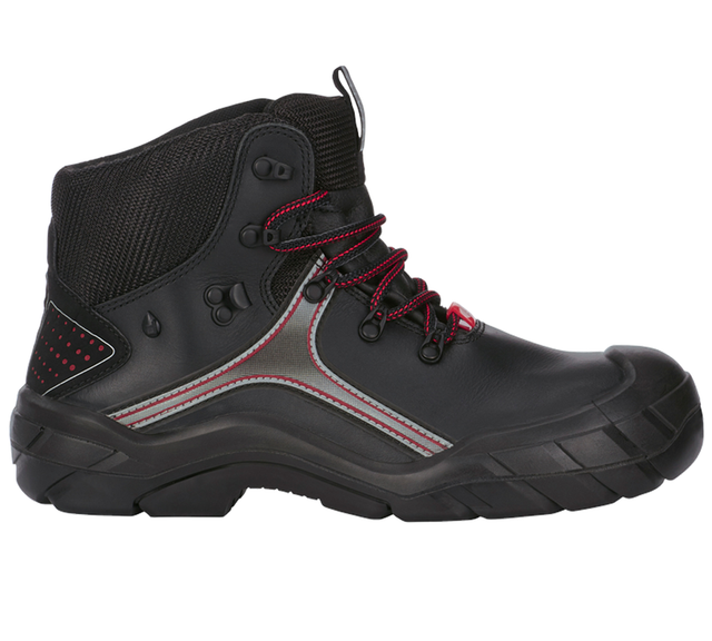 Primary image S7 Safety shoes e.s. Avior mid black/red