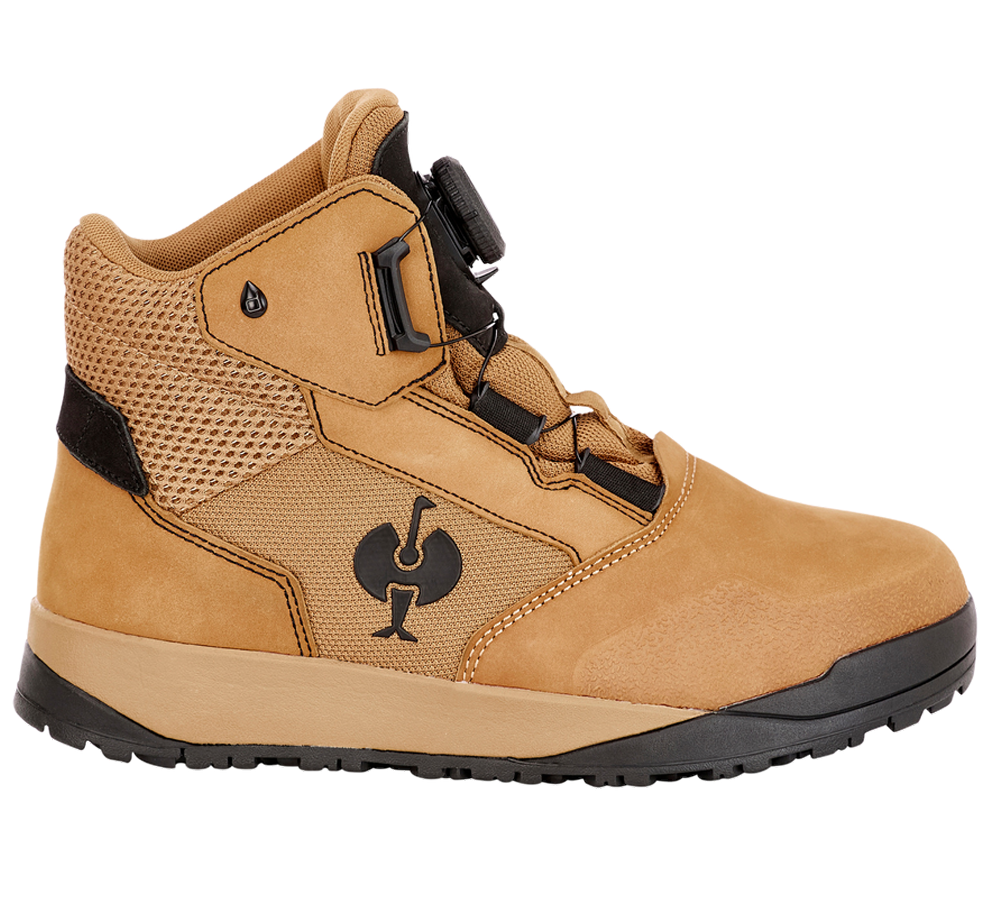 Primary image S7 Safety boots e.s. Murcia mid almondbrown/black