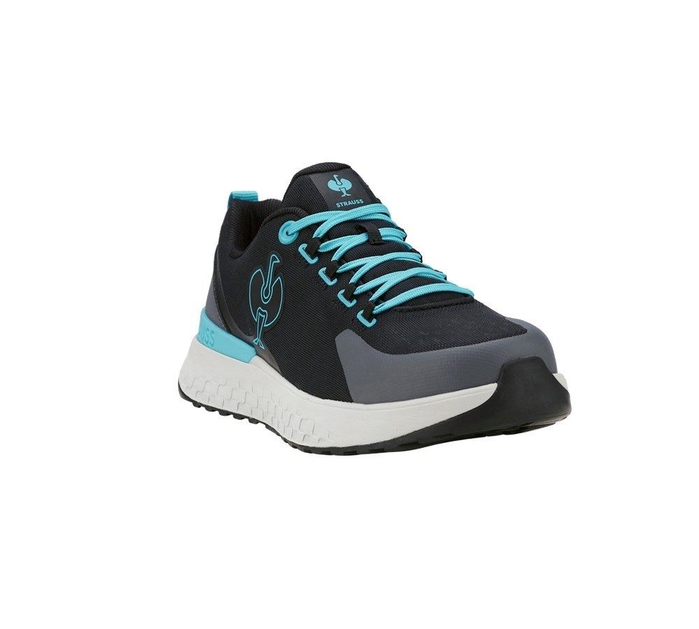 Secondary image SB Safety shoes e.s. Comoe low black/lapisturquoise