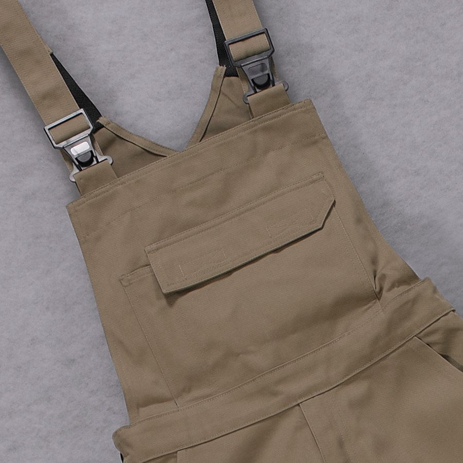 Detailed image STONEKIT Bib & Brace Aalborg khaki