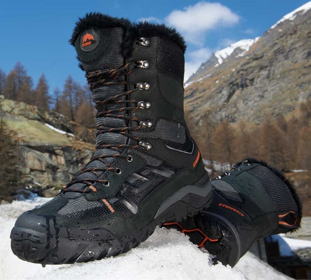 Main action image STONEKIT S3 Winter safety boots Trondheim black