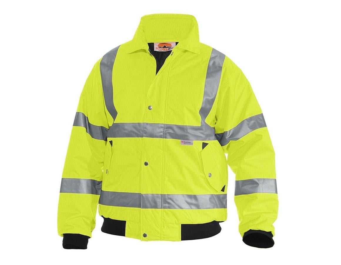 Primary image STONEKIT High-vis pilot jacket high-vis yellow