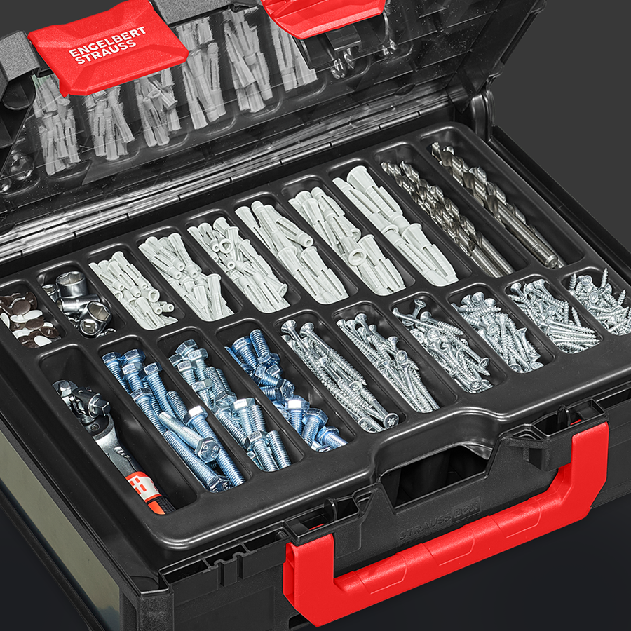 Detailed image STRAUSSbox tool insert 20 sections midi 118 