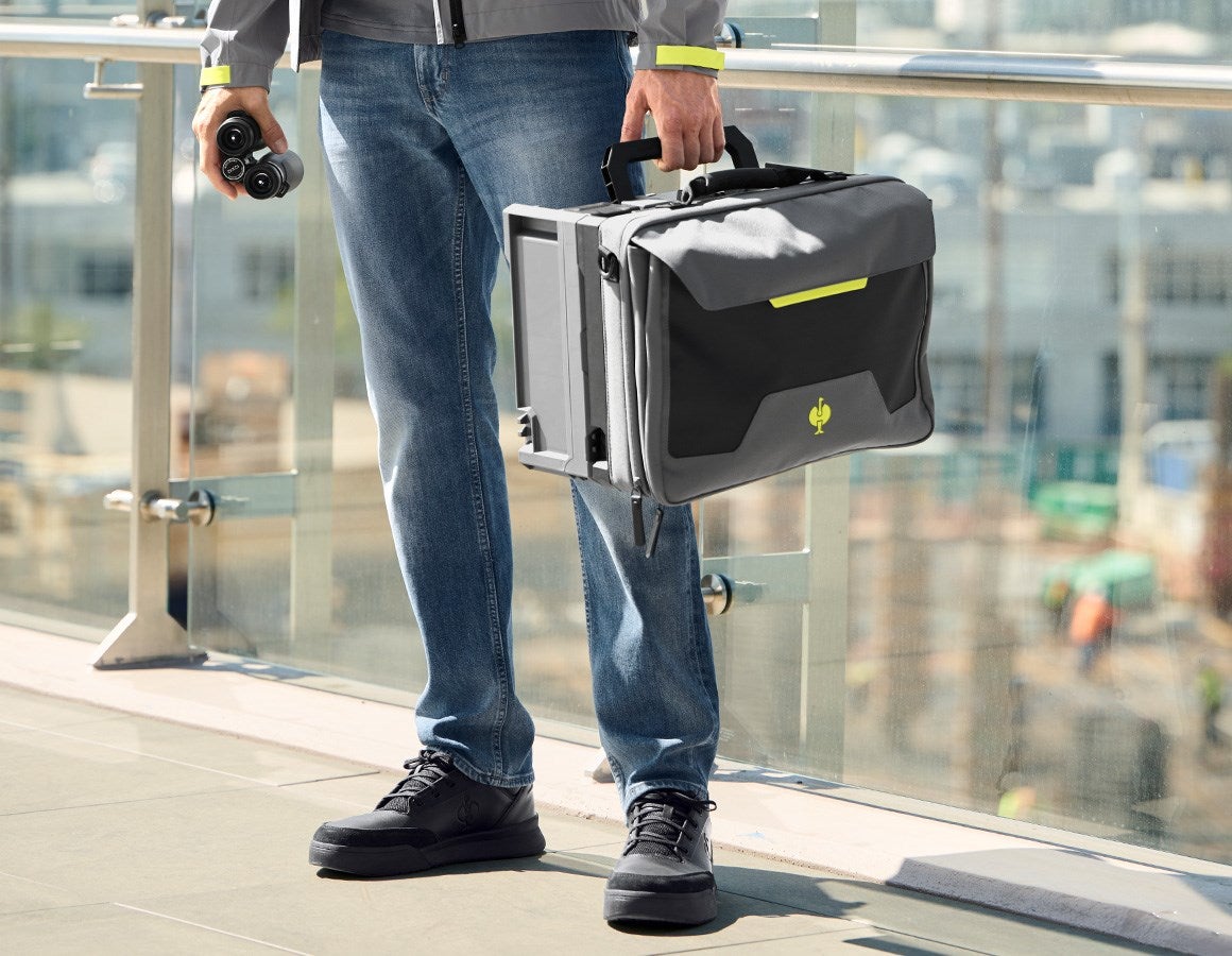 Additional image 2 STRAUSSbox laptop bag basaltgrey/acid yellow