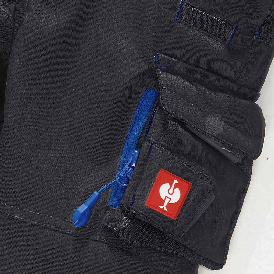 Detailed image Shorts e.s.motion 2020, children's graphite/gentianblue