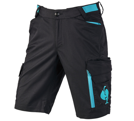 Primary image Shorts e.s.trail black/lapisturquoise