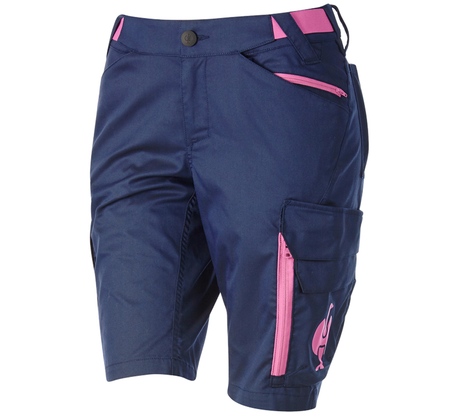 Primary image Shorts e.s.trail, ladies' deepblue/tarapink