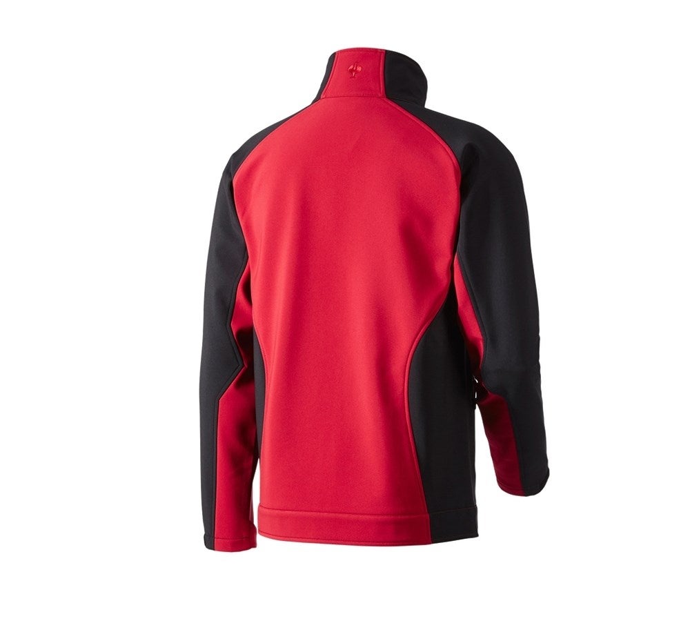 Secondary image Softshell Jacket dryplexx® softlight red/black