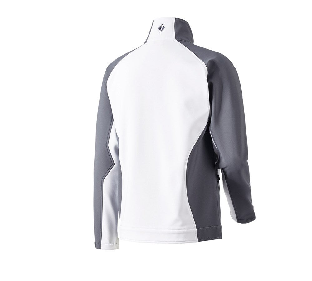 Secondary image Softshell Jacket dryplexx® softlight white/grey