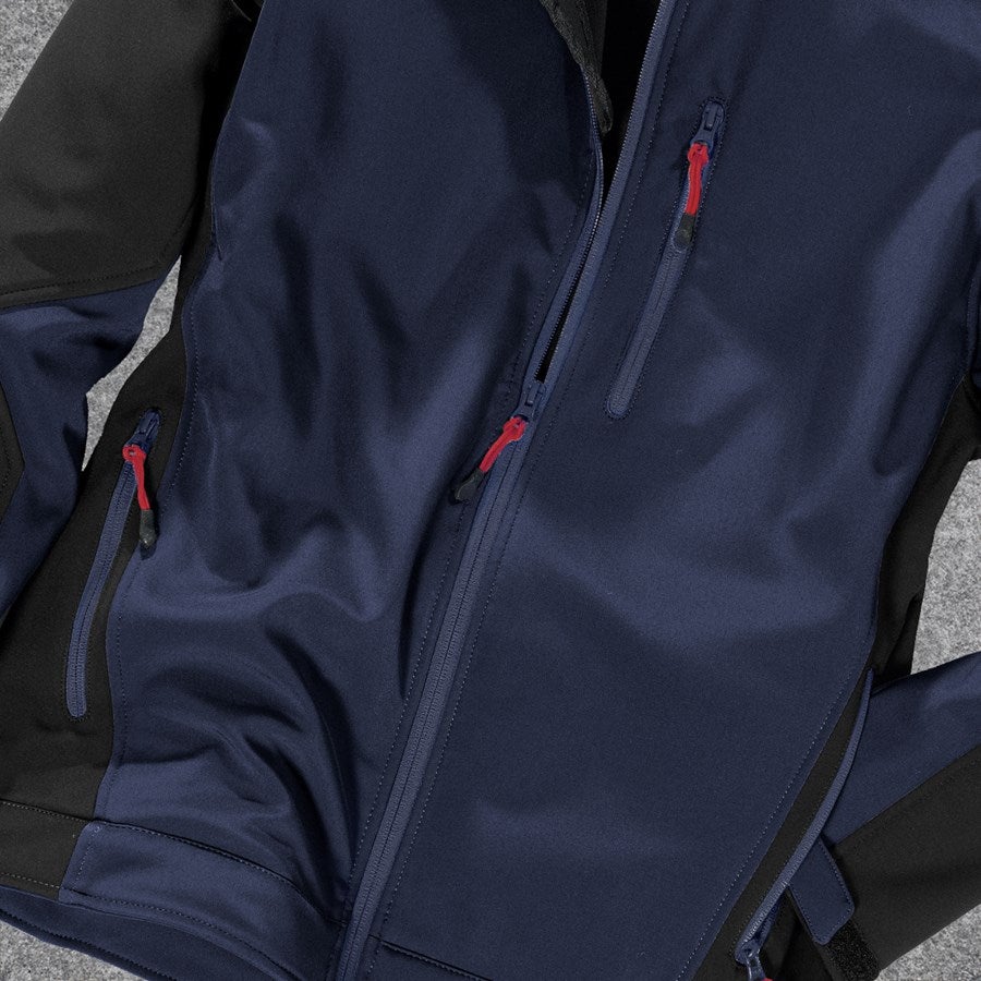 Detailed image Softshell Jacket dryplexx® softlight navy/black