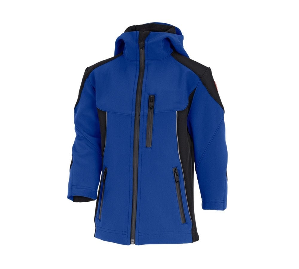 Primary image Softshell jacket e.s.vision, children’s royalblue/black