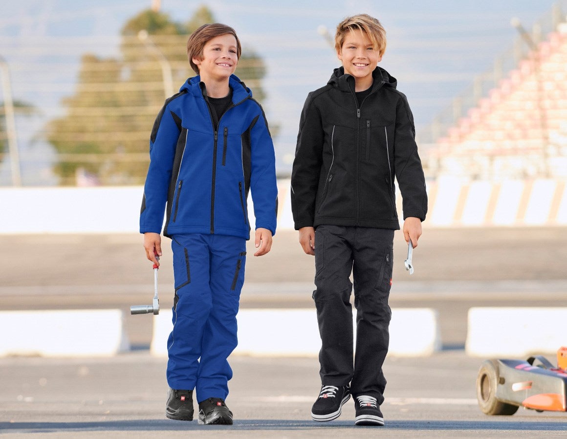 Additional image 2 Softshell jacket e.s.vision, children’s royalblue/black