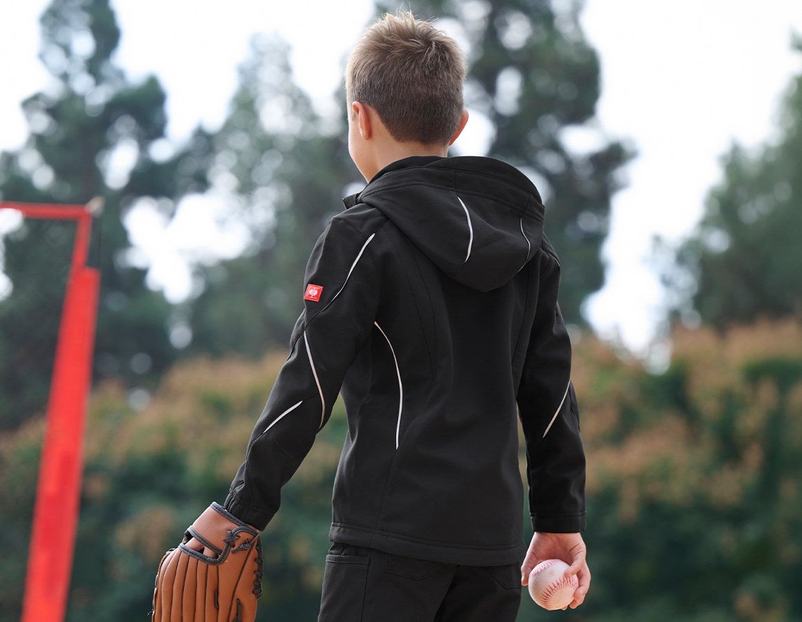 Additional image 3 Softshell jacket e.s.vision, children’s black