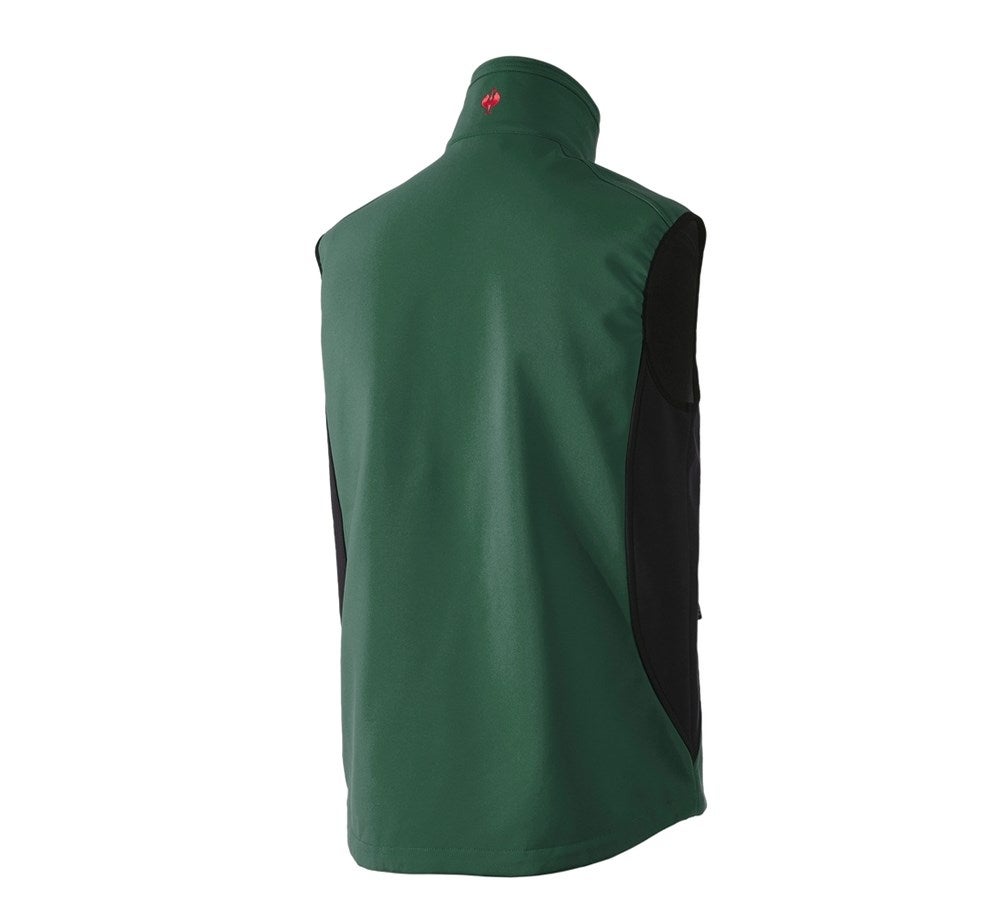 Secondary image Softshell bodywarmer dryplexx® softlight green/black